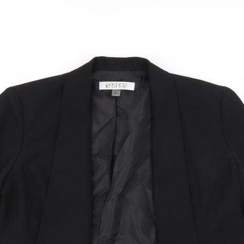 Kasper Womens Black   Jacket  Size 8