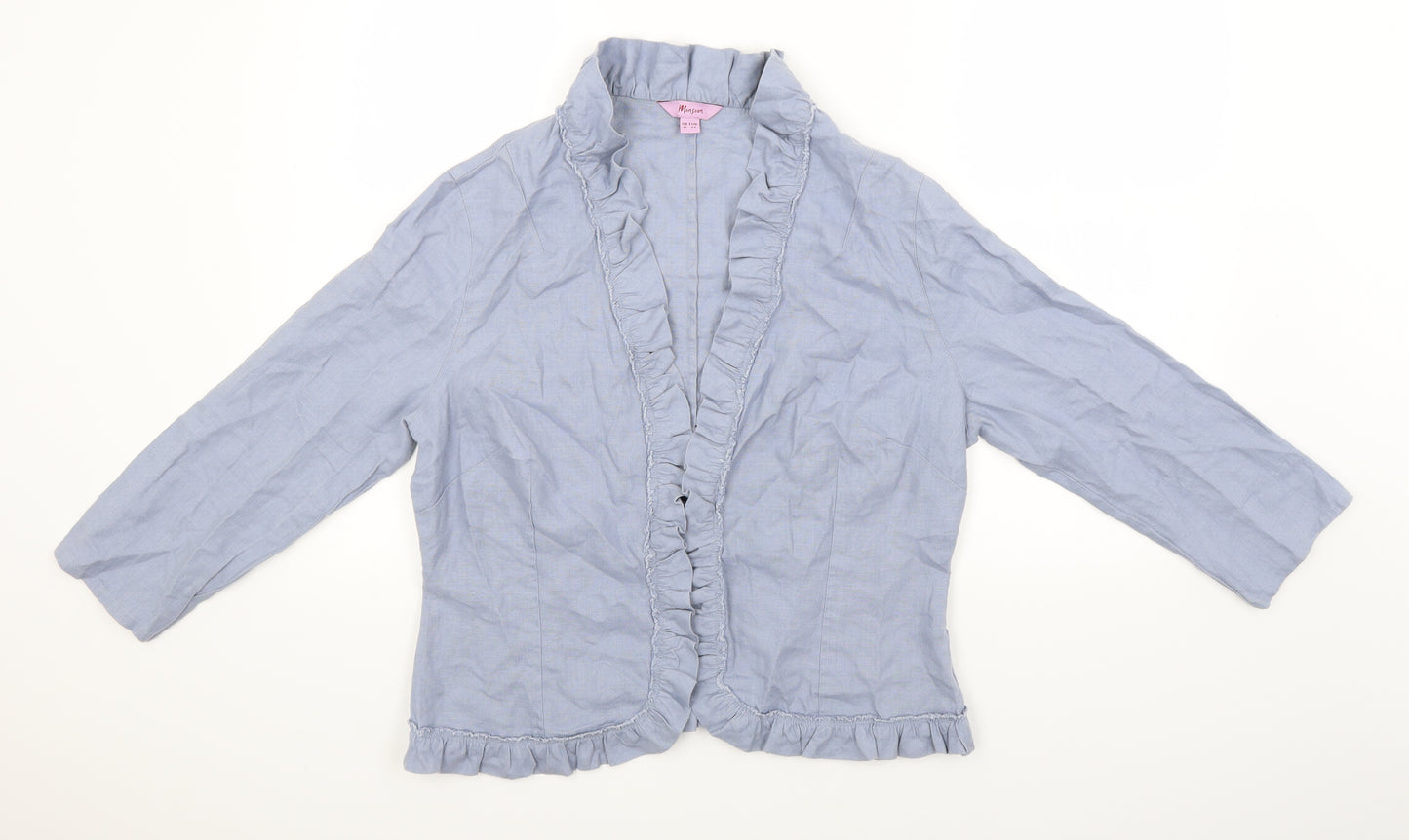 Monsoon Womens Blue   Basic Blouse Size 16