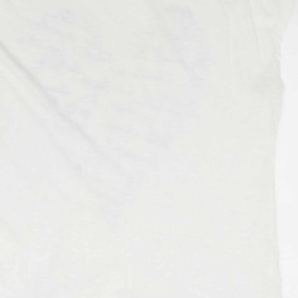 NEXT Womens White   Basic T-Shirt Size 20  - LOVE HEART
