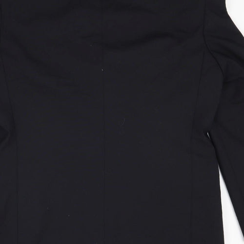 Impressions Mens Black   Jacket Suit Jacket Size 40