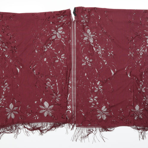 Atmosphere Womens Red  Lace Kimono Blouse Size M