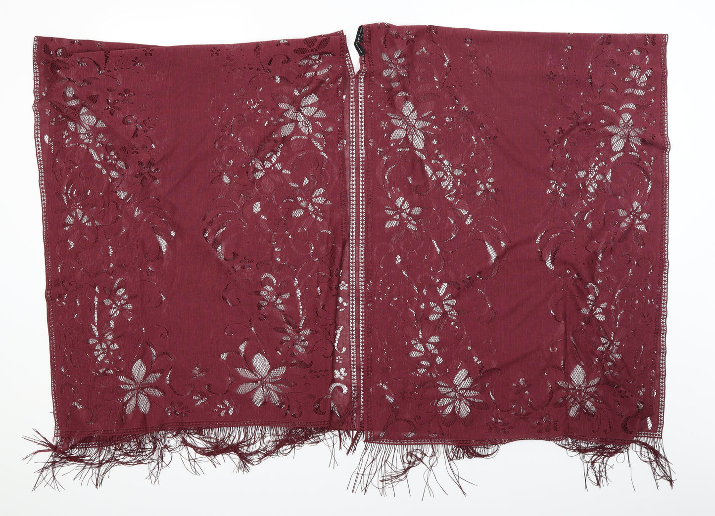 Atmosphere Womens Red  Lace Kimono Blouse Size M