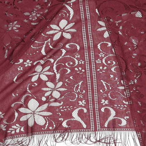 Atmosphere Womens Red  Lace Kimono Blouse Size M