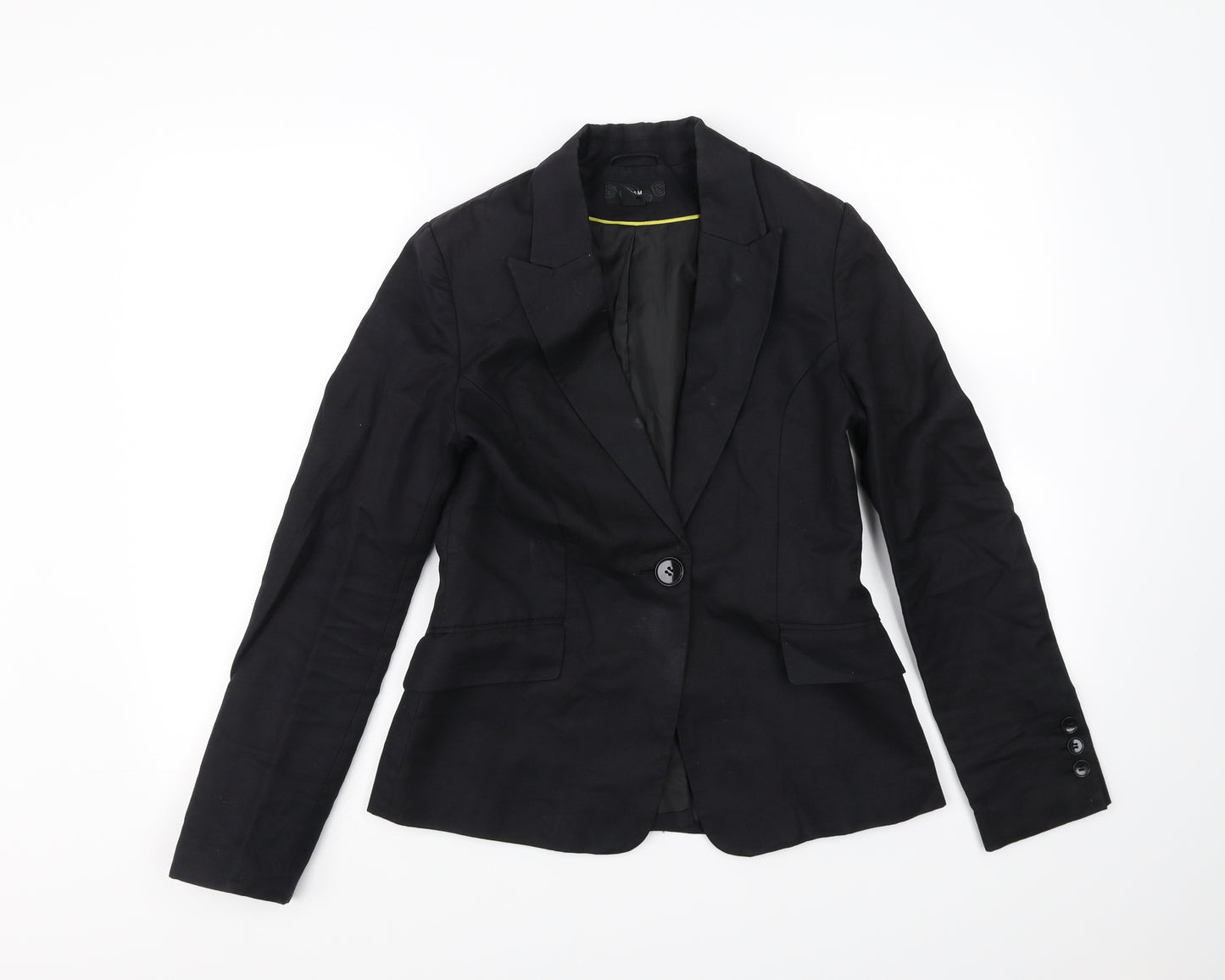 Preworn Womens Black   Jacket Blazer Size 6