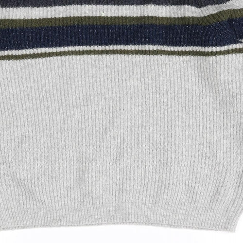 m&S Mens Grey   Pullover Jumper Size L