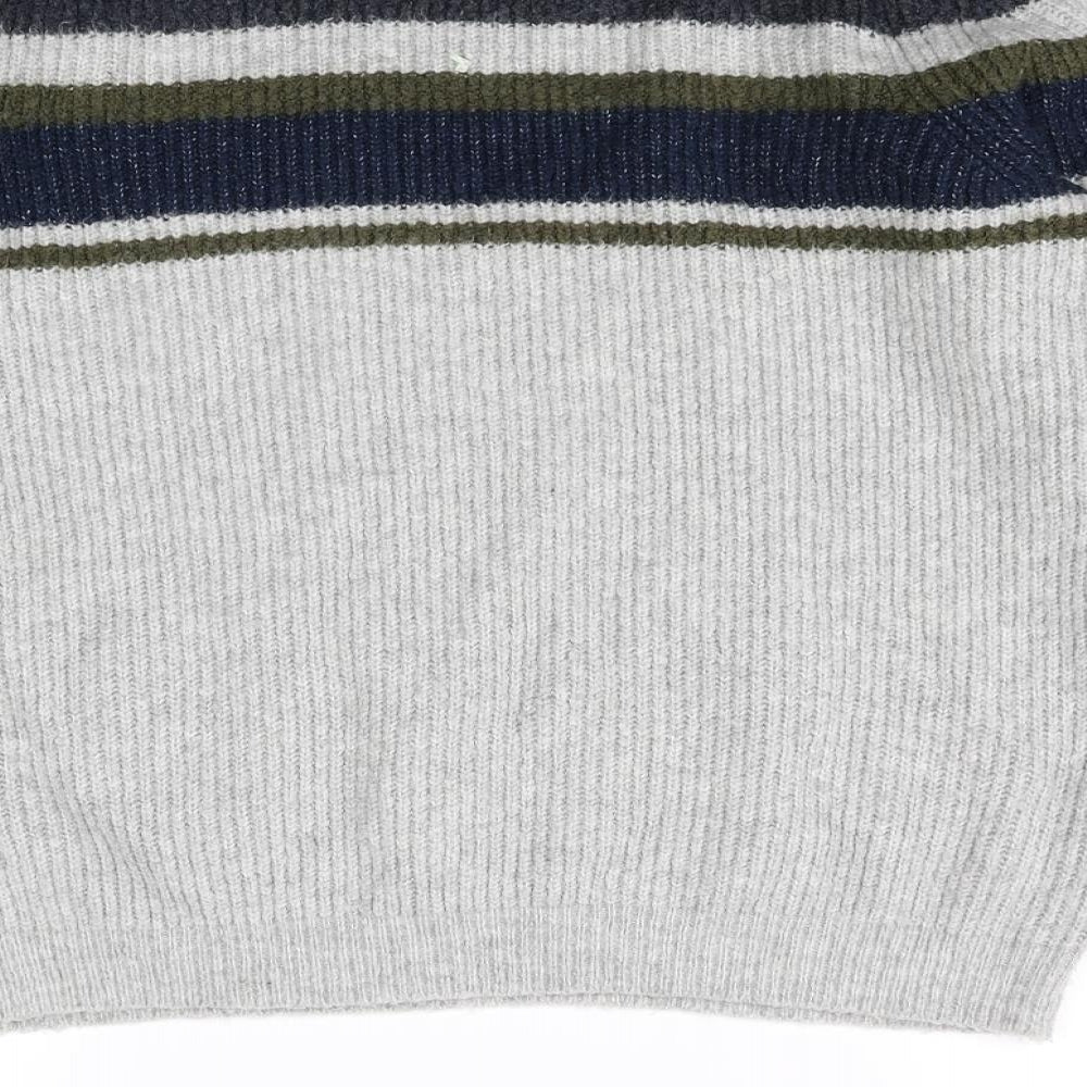m&S Mens Grey   Pullover Jumper Size L