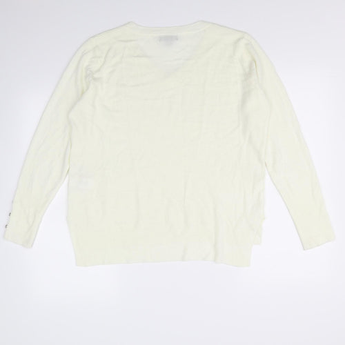 Primark Womens Ivory   Pullover Jumper Size M