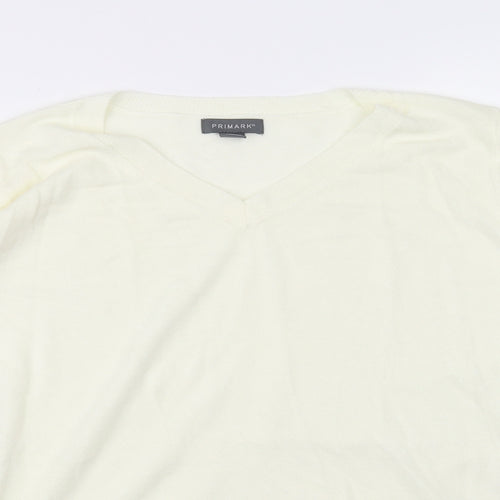 Primark Womens Ivory   Pullover Jumper Size M