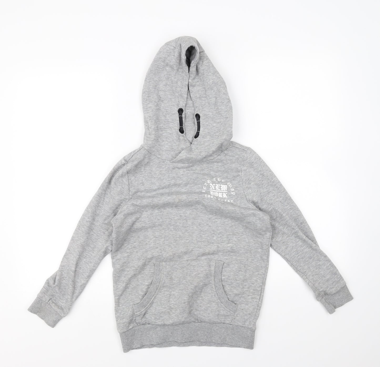F&F Boys Grey   Pullover Hoodie Size 8 Years