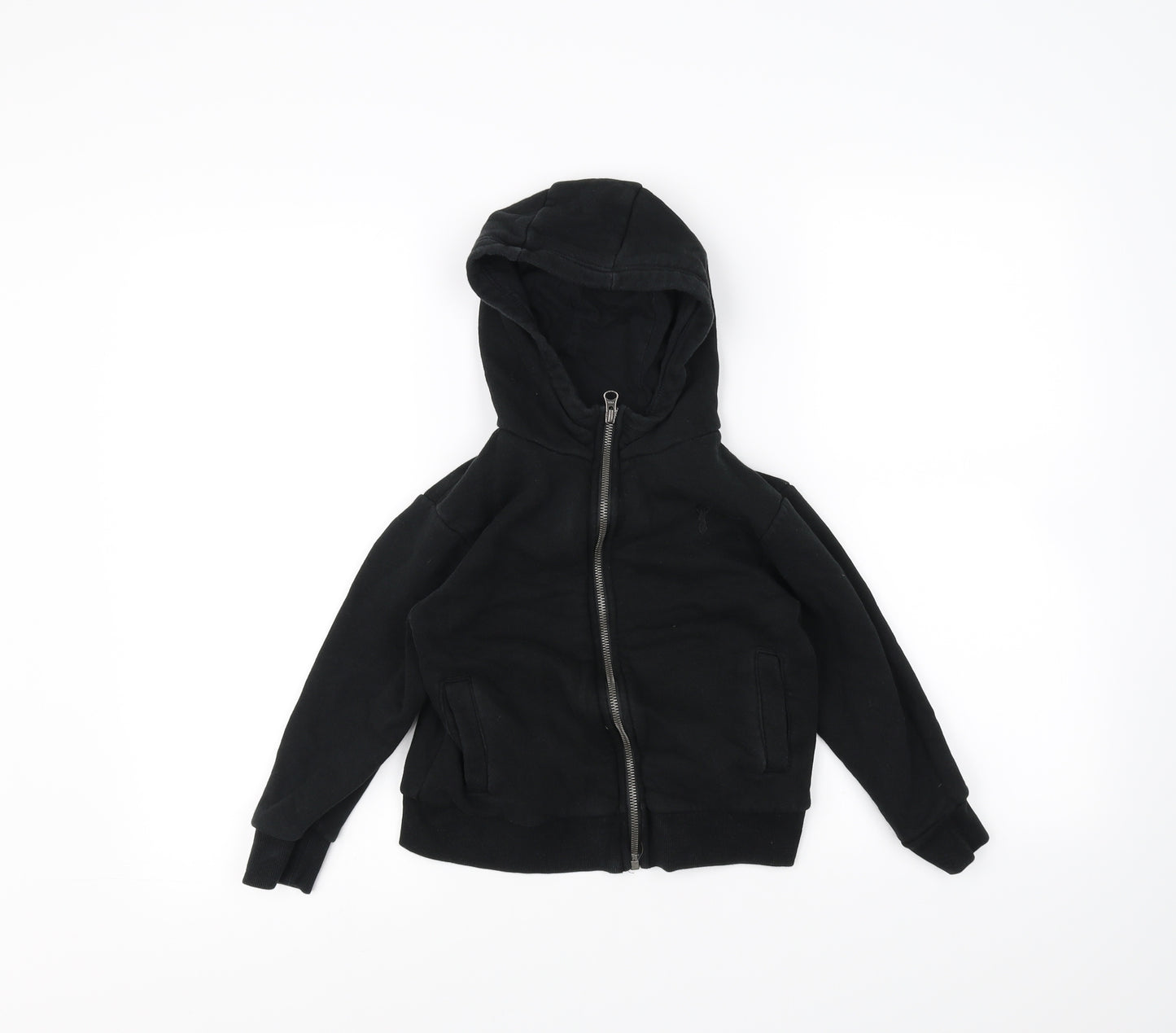 NEXT Boys Black   Full Zip Hoodie Size 5 Years