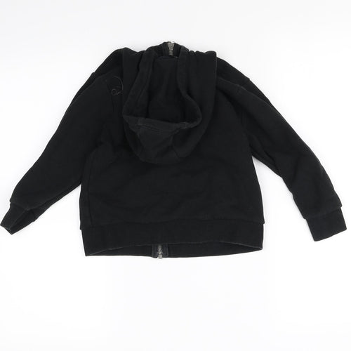 NEXT Boys Black   Full Zip Hoodie Size 5 Years