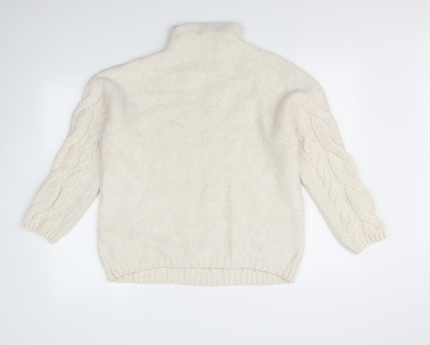 Bonmarché Womens Ivory   Pullover Jumper Size 16