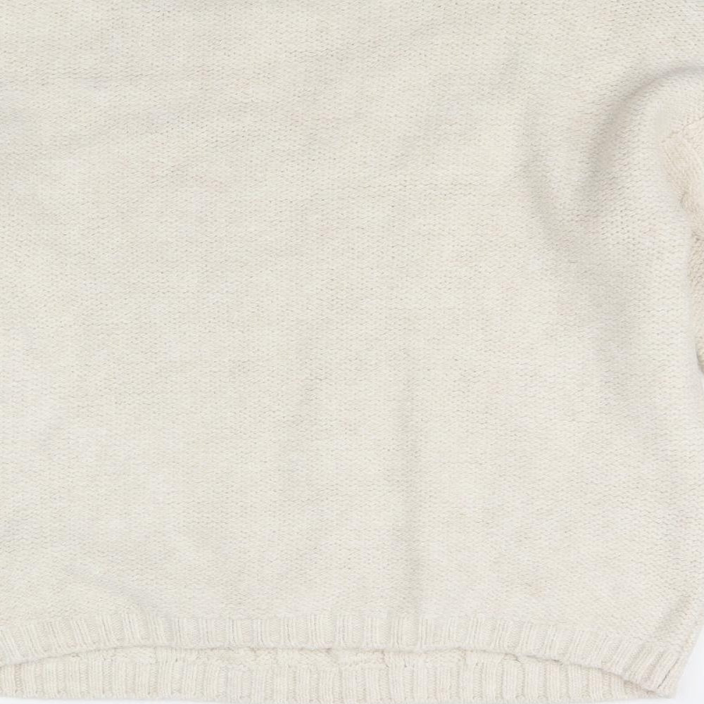 Bonmarché Womens Ivory   Pullover Jumper Size 16