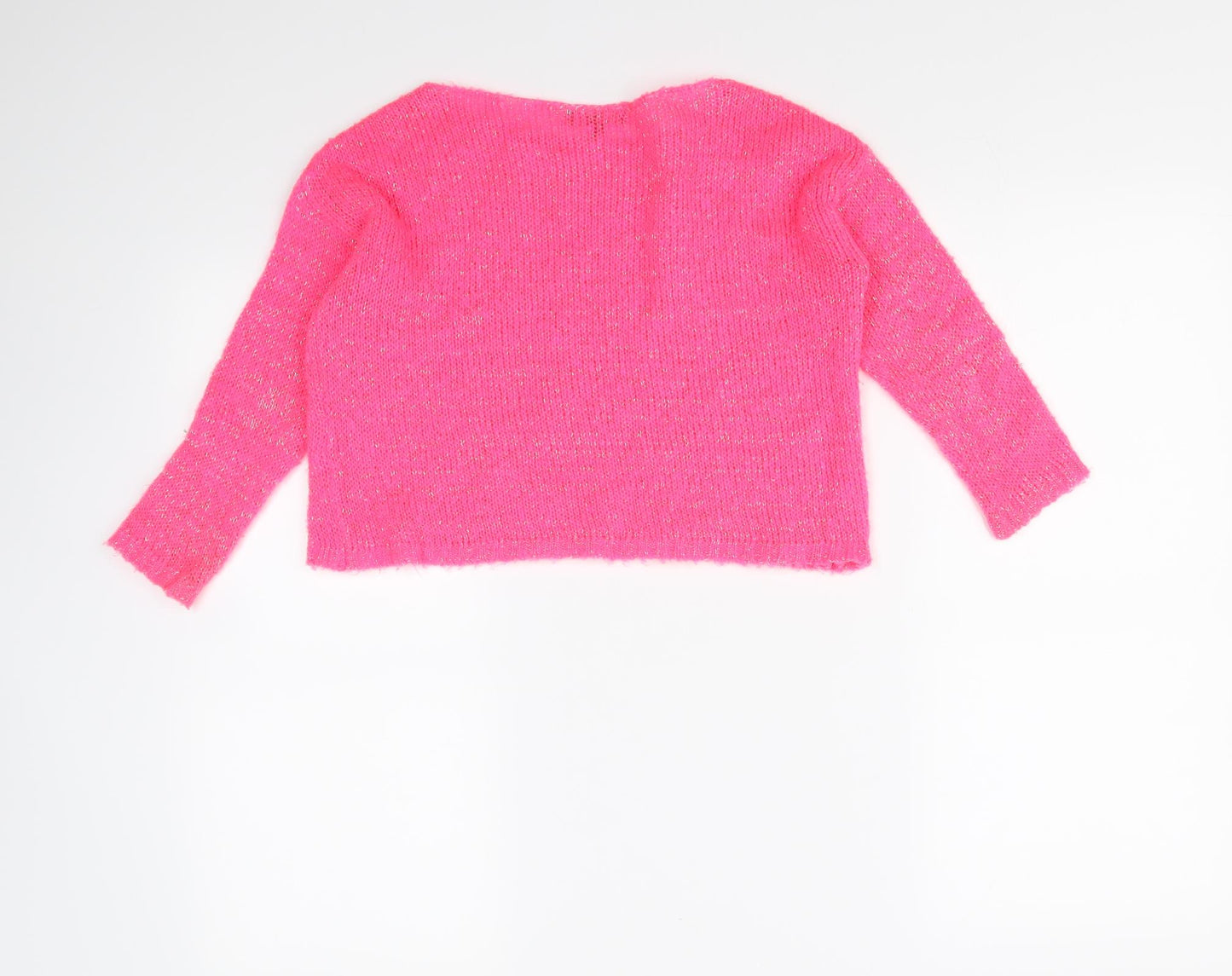 Limited Girls Pink   Pullover Jumper Size 7 Years