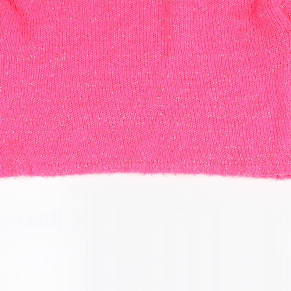 Limited Girls Pink   Pullover Jumper Size 7 Years