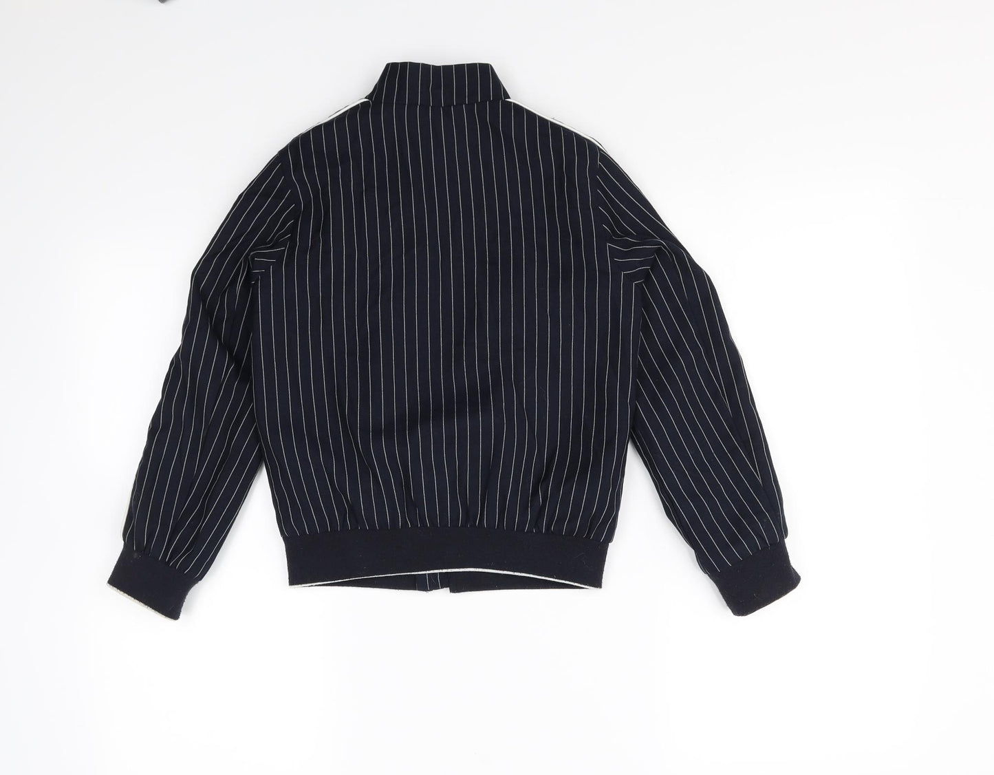 River Island Boys Blue Striped  Jacket  Size 7 Years
