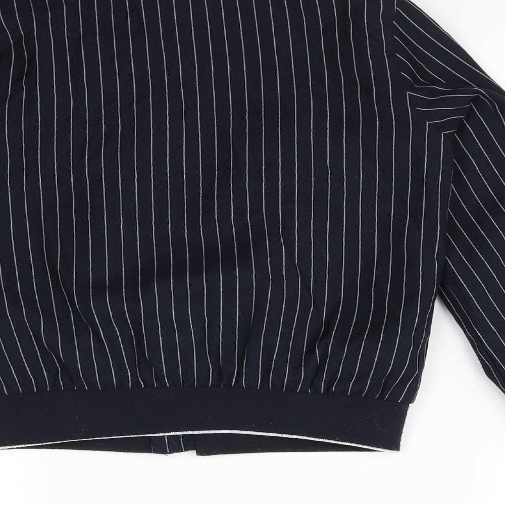 River Island Boys Blue Striped  Jacket  Size 7 Years