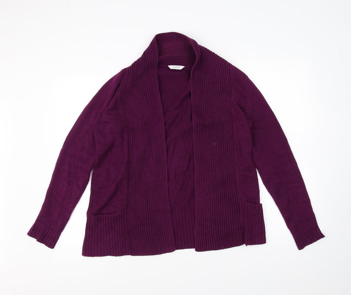 BHS Womens Purple Cardigan Jumper Size 8