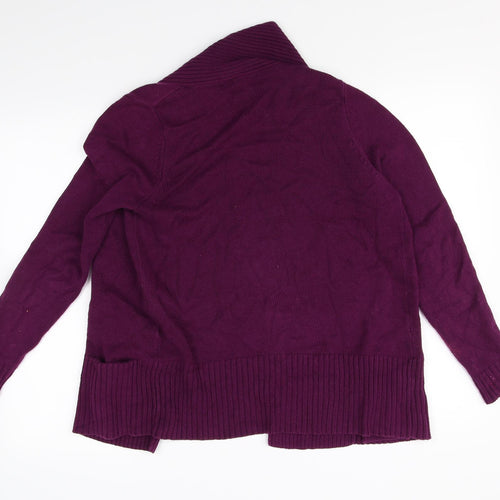 BHS Womens Purple   Cardigan Jumper Size 8