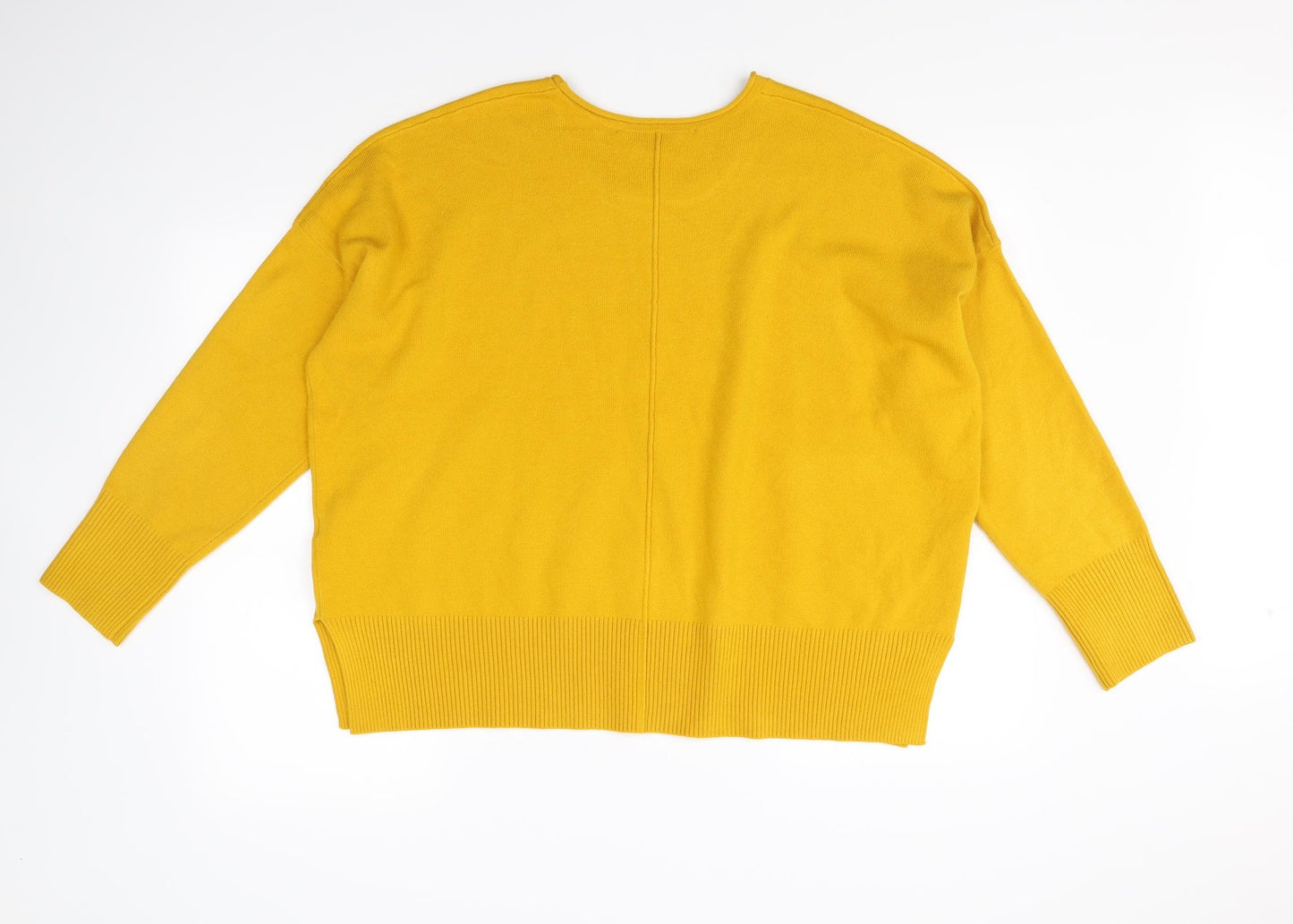 French Connection Womens Yellow   Pullover Jumper Size XL