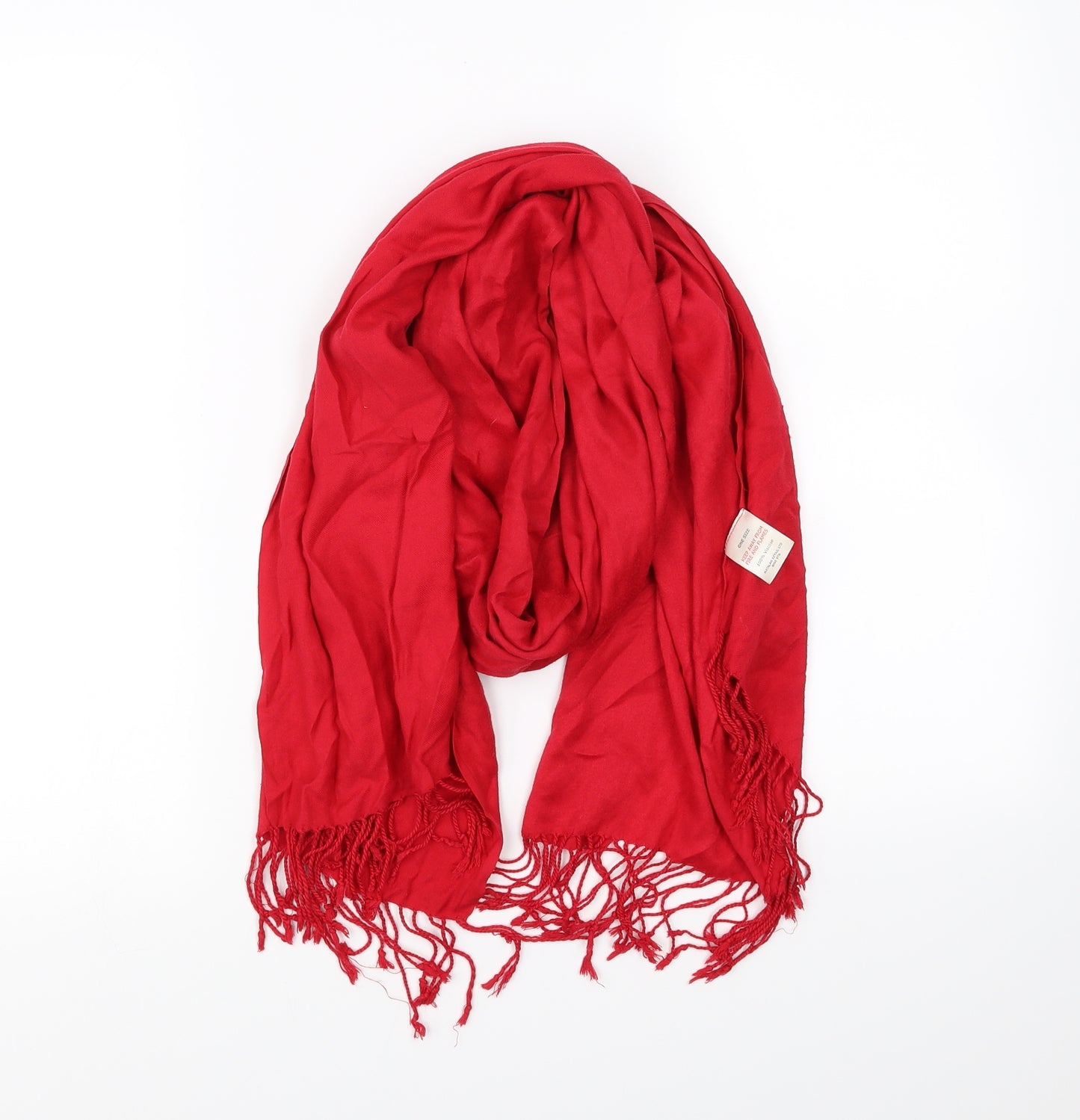 Preworn Womens Red    Scarf