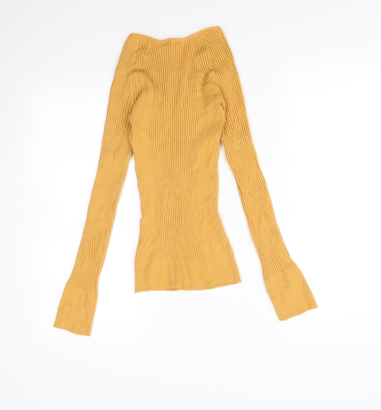 Primark Womens Yellow   Pullover Jumper Size XS