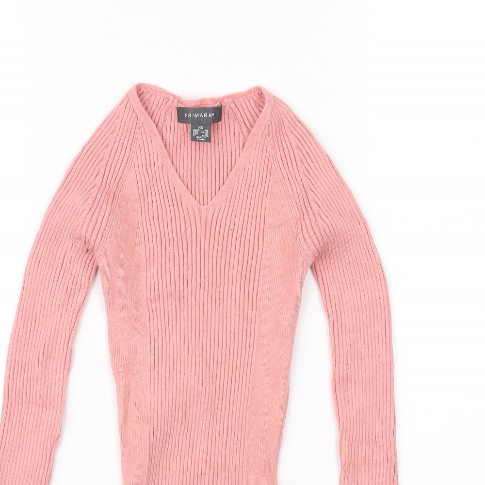 Primark Womens Pink   Pullover Jumper Size XS