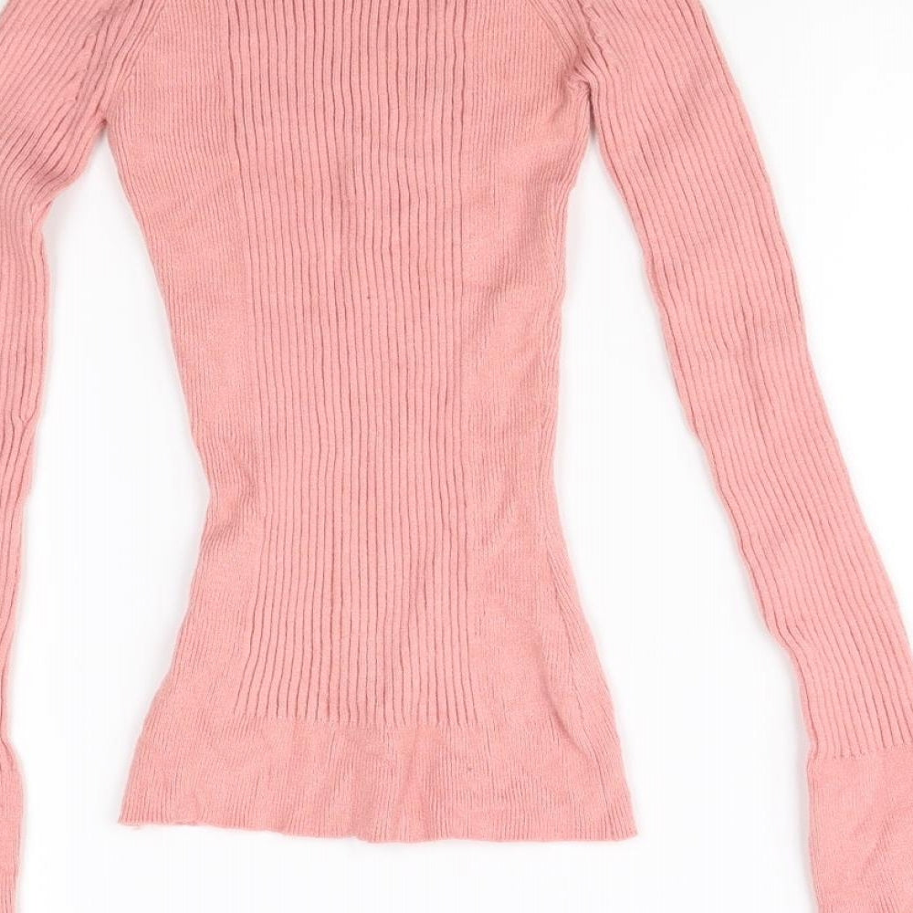 Primark Womens Pink   Pullover Jumper Size XS