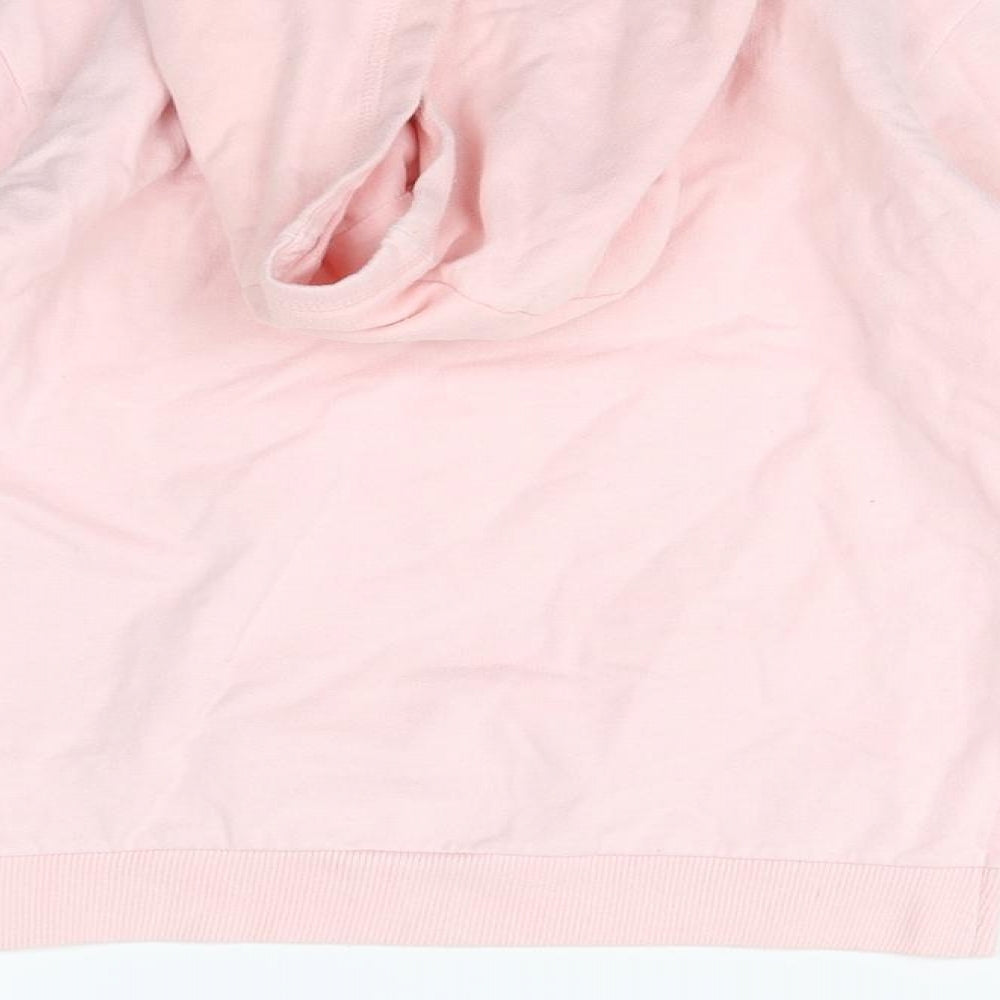 Preworn Girls Pink   Pullover Hoodie Size 9 Years  - Unicorn