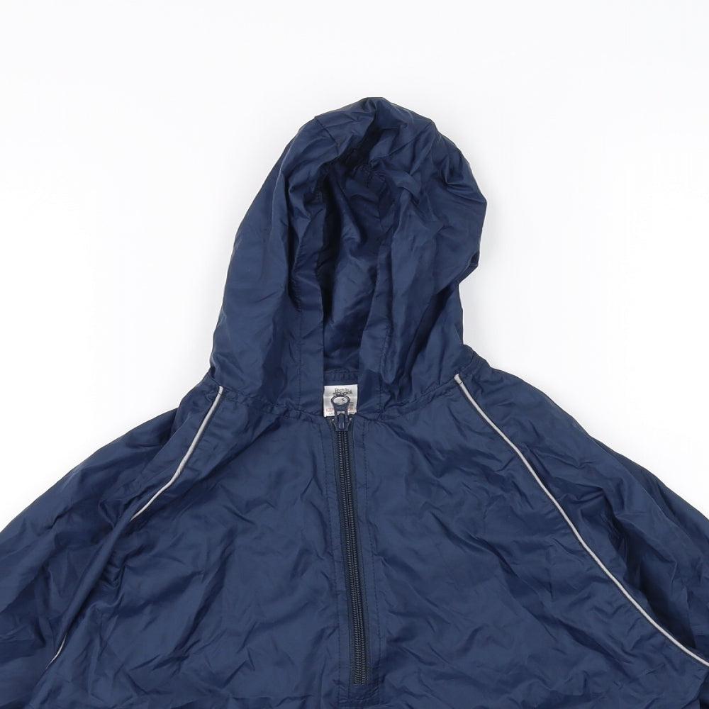 Back to school Boys Blue   Windbreaker Coat Size S