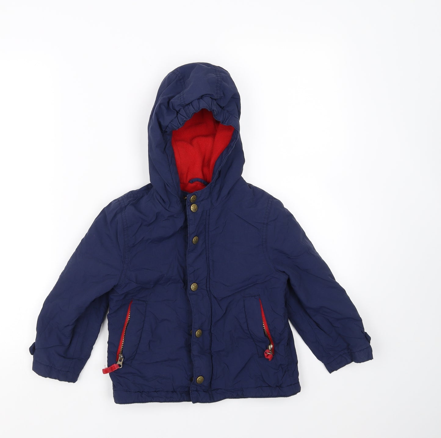 Mini Boden Boys Blue   Rain Coat Coat Size 3-4 Years