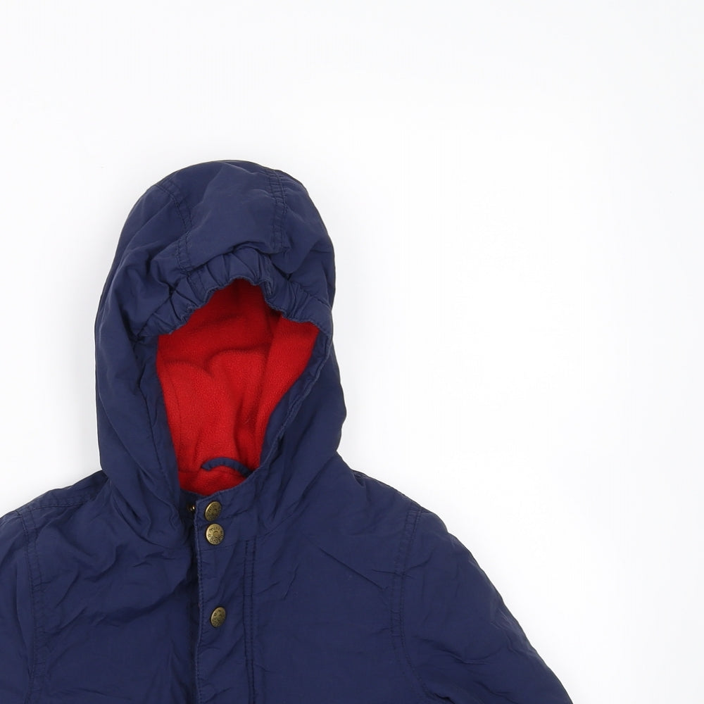 Mini Boden Boys Blue   Rain Coat Coat Size 3-4 Years
