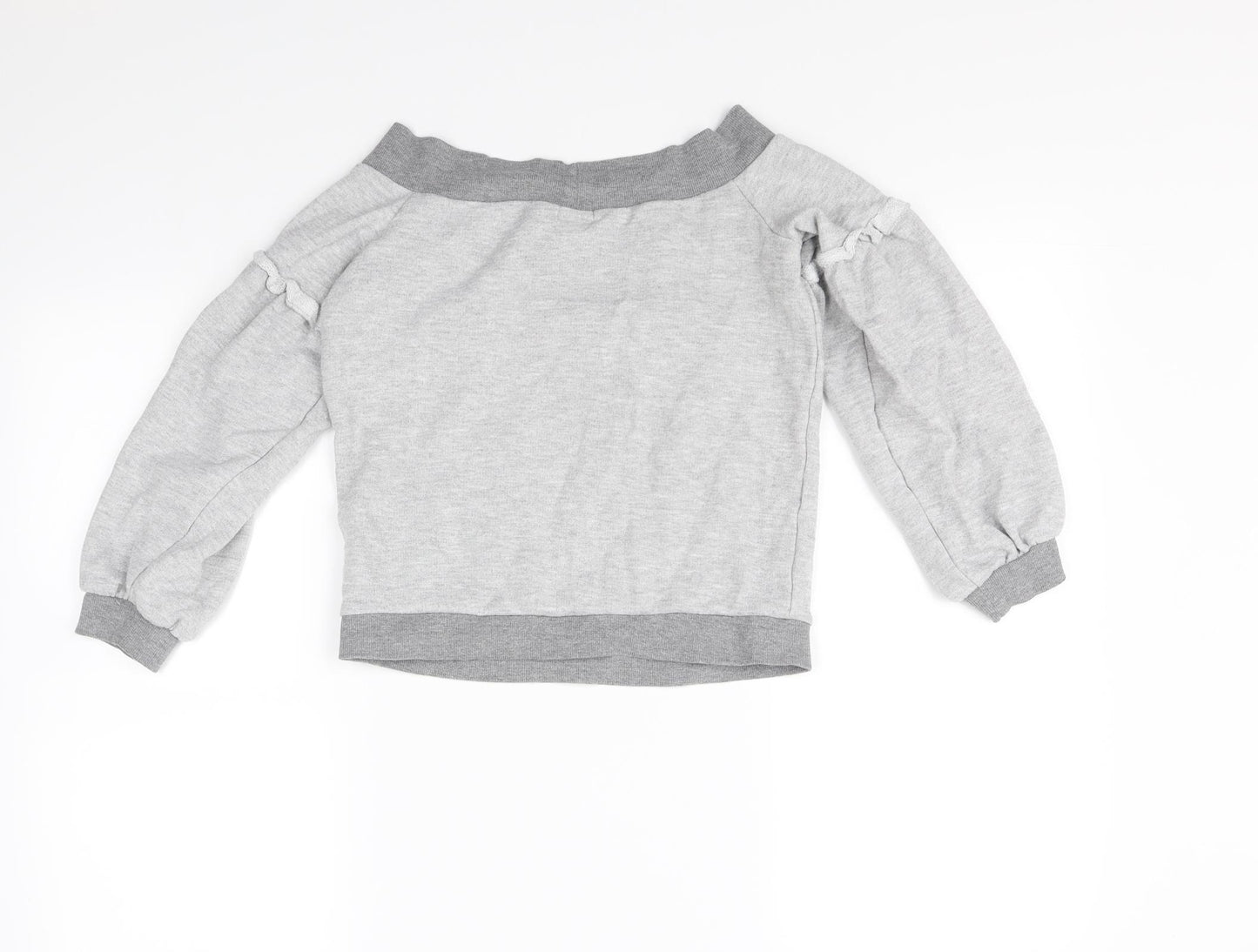 River Island Girls Grey   Pullover Jumper Size 7 Years