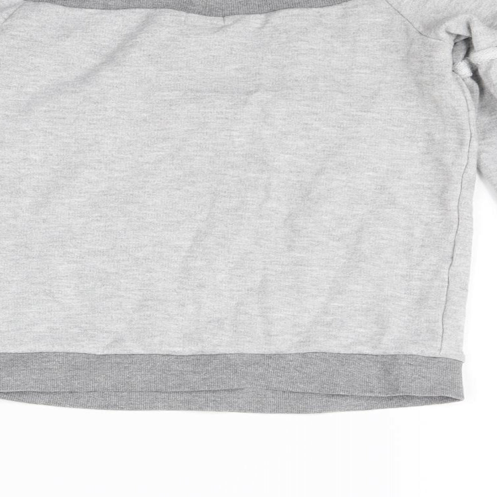 River Island Girls Grey   Pullover Jumper Size 7 Years