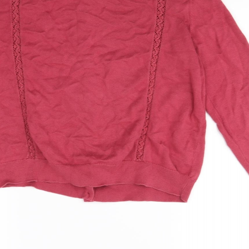 White Stuff Womens Pink   Cardigan Jumper Size 12