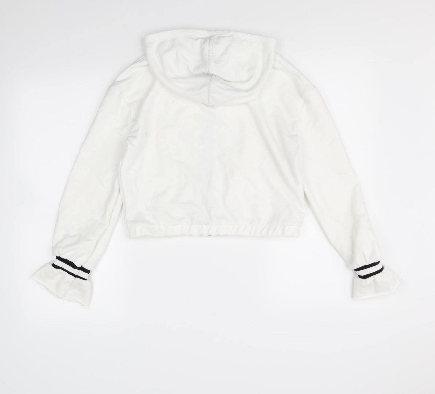 River Island Girls White   Pullover Hoodie Size 11-12 Years