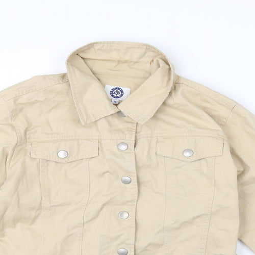 SQV Womens Beige   Jacket  Size 14