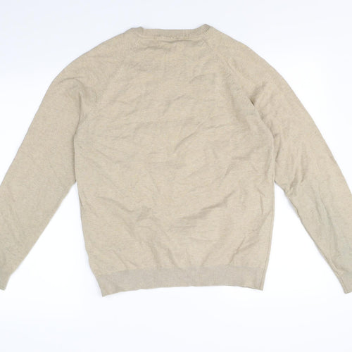 Cedar Wood State Mens Beige   Pullover Sweatshirt Size M