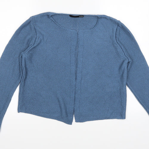 Le Comte Womens Blue   Cardigan Jumper Size 10