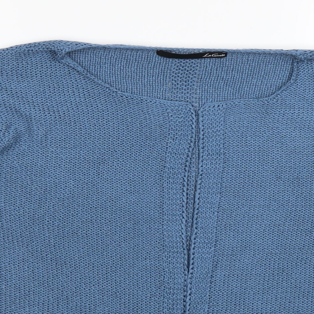 Le Comte Womens Blue   Cardigan Jumper Size 10