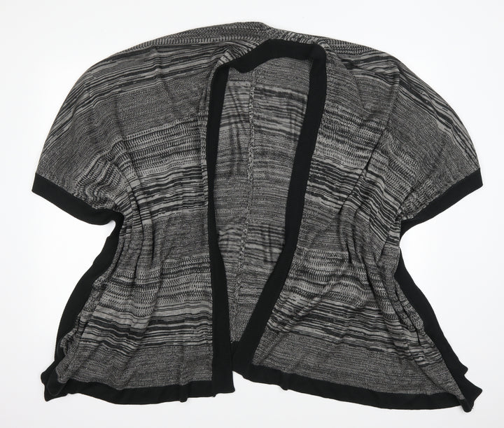 Warehouse Womens Grey Jacket Poncho One Size - poncho/shawl