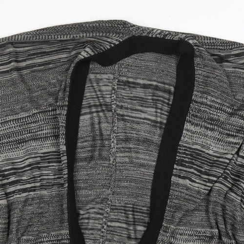Warehouse Womens Grey   Jacket Poncho One Size  - poncho/shawl