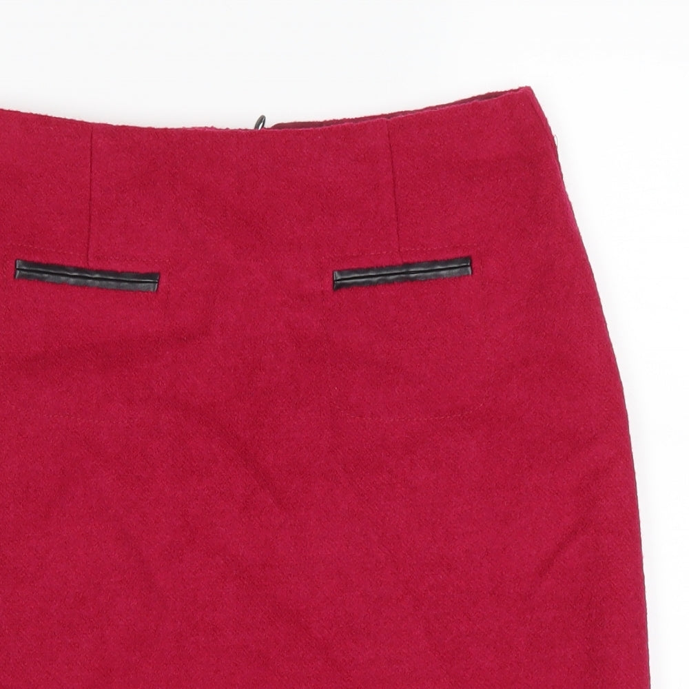 Marks and Spencer Womens Pink   A-Line Skirt Size 8