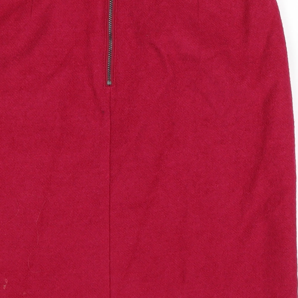 Marks and Spencer Womens Pink   A-Line Skirt Size 8