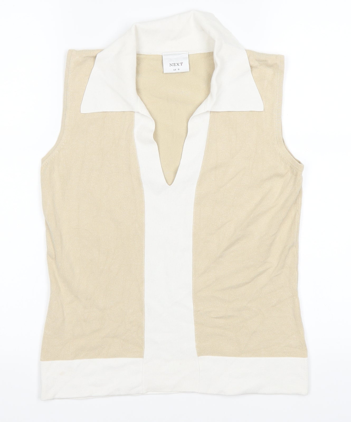 NEXT Womens Beige   Basic Tank Size 10