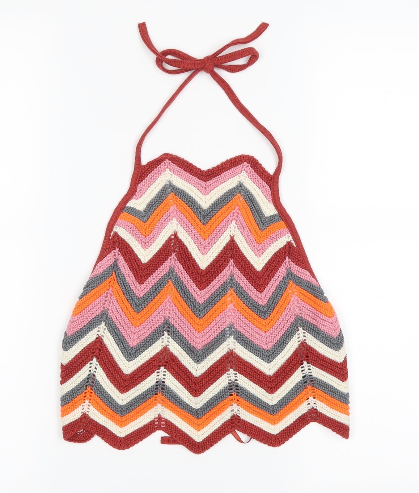Primark Womens Red Striped  Camisole Tank Size M