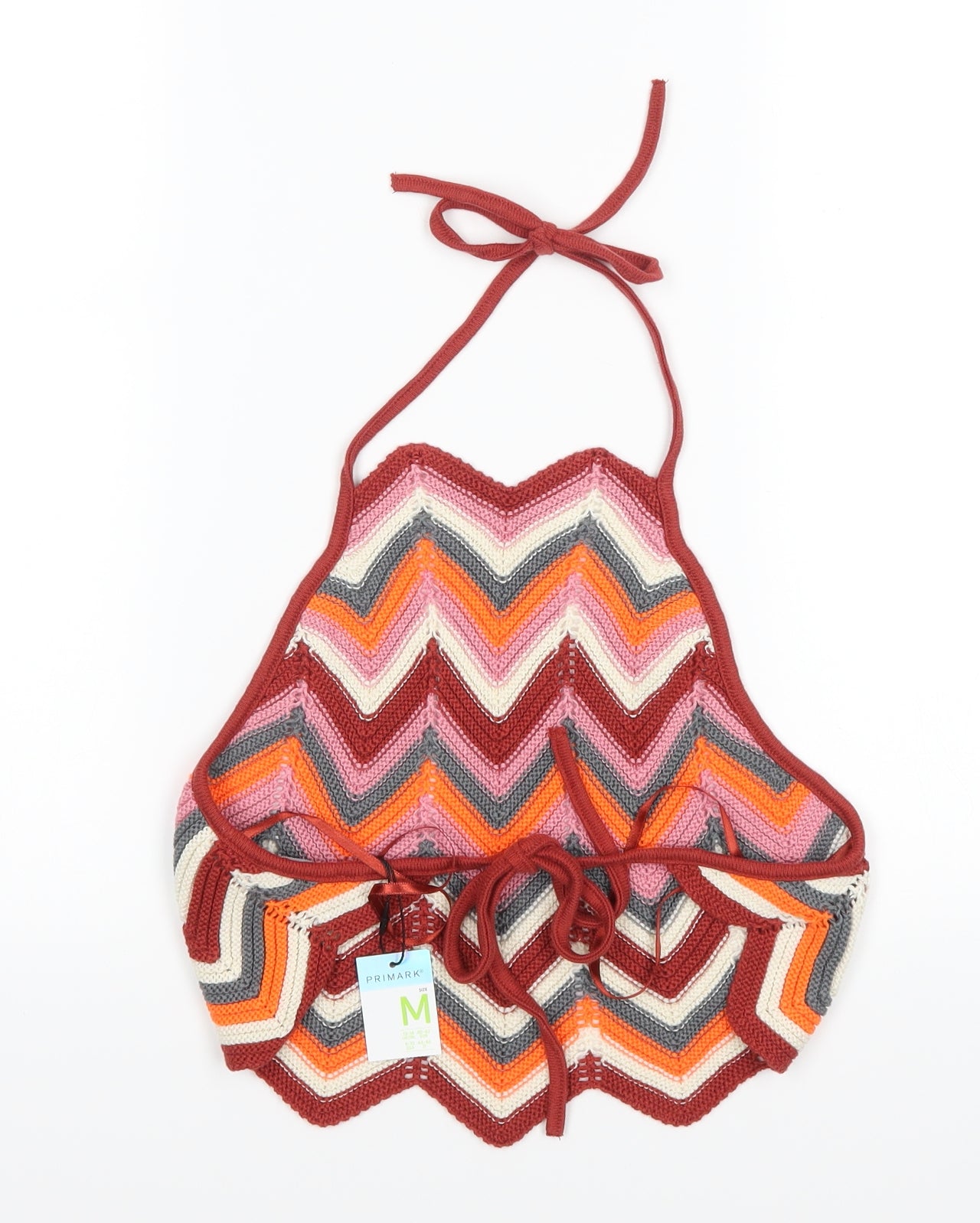 Primark Womens Red Striped  Camisole Tank Size M
