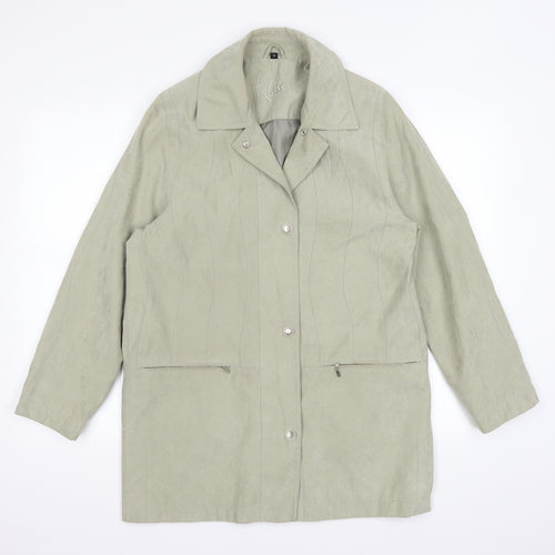 Klass Womens Green   Jacket Coat Size 10