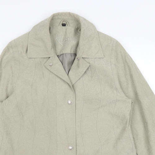 Klass Womens Green   Jacket Coat Size 10