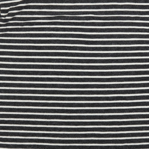 New Look Womens Grey Striped  Pullover Jumper Size 20